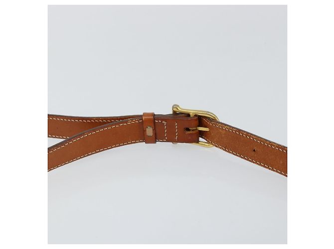 Céline Borsa a Spalla in Tela Macadam CELINE in Pelle PVC Marrone Oro Auth bs29950 D'oro - vista 8
