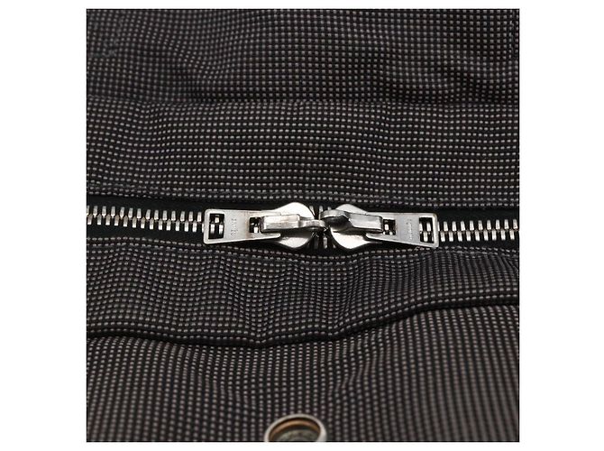 Hermès HERMES Handtasche Her Line MM aus grauem Canvas Auth th6407 Braun - Ansicht 10