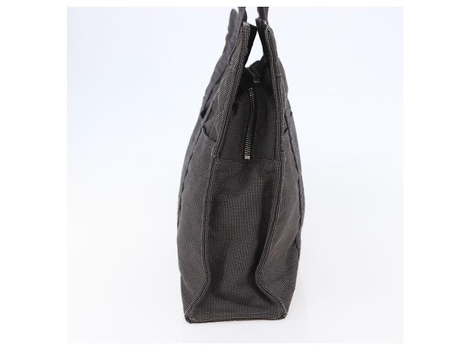 Hermès HERMES Handtasche Her Line MM aus grauem Canvas Auth th6407 Braun - Ansicht 4