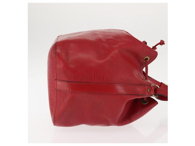 Noe LOUIS VUITTON Borsa a Spalla Petit Noé Epi Rossa M44107 LV Auth 147352 Rosso - vista 3
