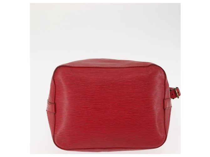 Noe LOUIS VUITTON Borsa a Spalla Petit Noé Epi Rossa M44107 LV Auth 147352 Rosso - vista 5