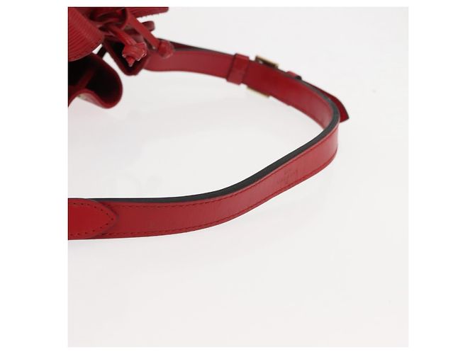 Noe LOUIS VUITTON Borsa a Spalla Petit Noé Epi Rossa M44107 LV Auth 147352 Rosso - vista 7