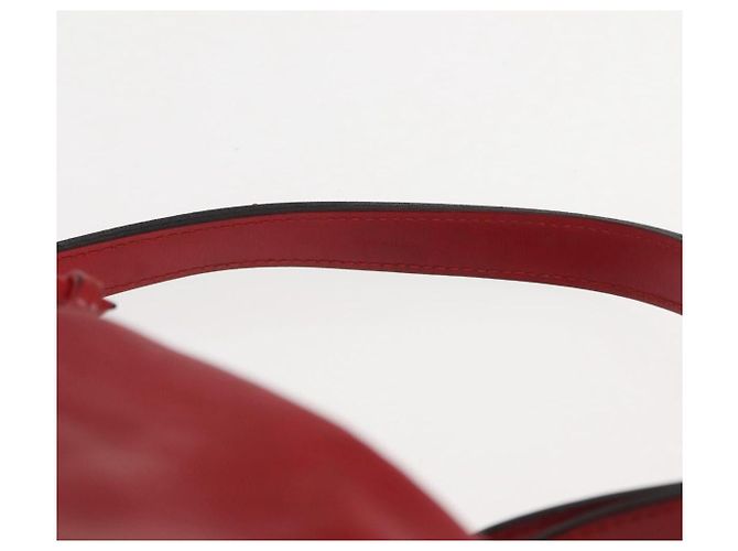Noe LOUIS VUITTON Borsa a Spalla Petit Noé Epi Rossa M44107 LV Auth 147352 Rosso - vista 8