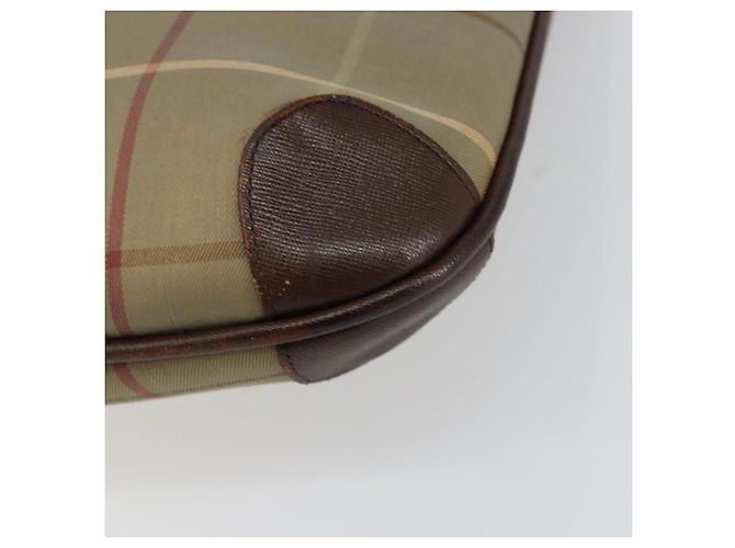 Autre Marque Borsa Tote Nova Check in tela beige e oro Auth bs29992 di Burberrys D'oro - vista 15