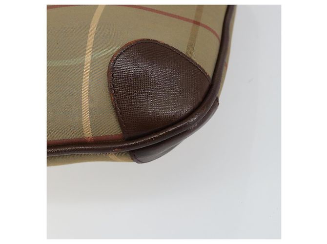 Autre Marque Borsa Tote Nova Check in tela beige e oro Auth bs29992 di Burberrys D'oro - vista 16