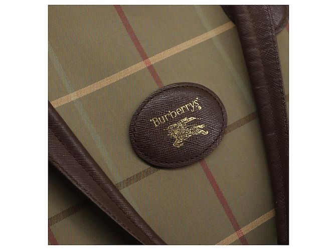 Autre Marque Borsa Tote Nova Check in tela beige e oro Auth bs29992 di Burberrys D'oro - vista 17