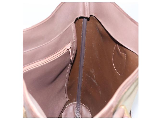 Autre Marque Borsa Tote Nova Check in tela beige e oro Auth bs29992 di Burberrys D'oro - vista 18