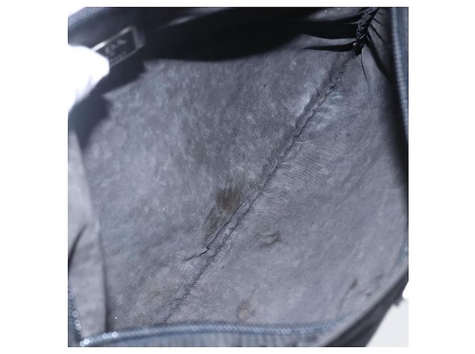 Borsa a Spalla PRADA in Nylon Nero Argento Autentica bs31158 - vista 11