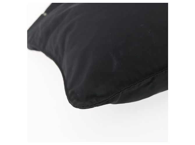 Borsa a Spalla PRADA in Nylon Nero Argento Autentica bs31158 - vista 15