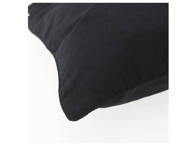 Borsa a Spalla PRADA in Nylon Nero Argento Autentica bs31158 - vista 17