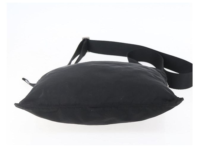 Borsa a Spalla PRADA in Nylon Nero Argento Autentica bs31158 - vista 5