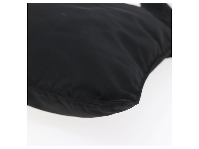 Borsa a Spalla PRADA in Nylon Nero Argento Autentica bs31158 - vista 8