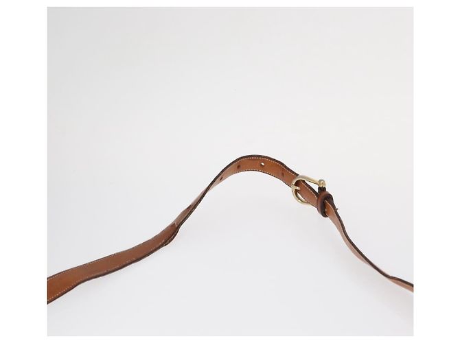 Céline Borsa a Spalla in Tela Macadam CELINE PVC Beige Oro Auth ka119 D'oro - vista 9