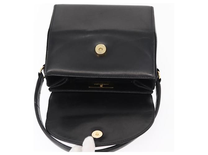 Borsa a mano GIVENCHY in pelle nera e oro Auth ka009 Nero D'oro - vista 10