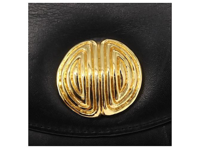 Borsa a mano GIVENCHY in pelle nera e oro Auth ka009 Nero D'oro - vista 17