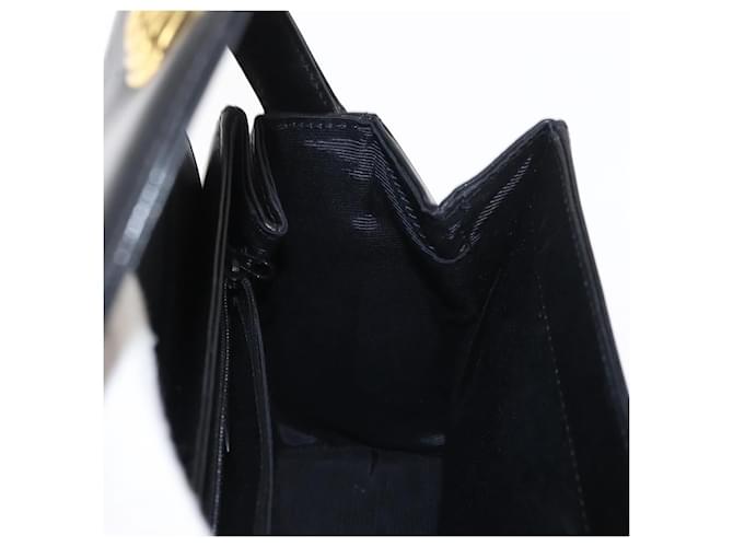 Borsa a mano GIVENCHY in pelle nera e oro Auth ka009 Nero D'oro - vista 18