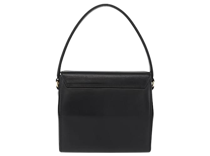 Borsa a mano GIVENCHY in pelle nera e oro Auth ka009 Nero D'oro - vista 2