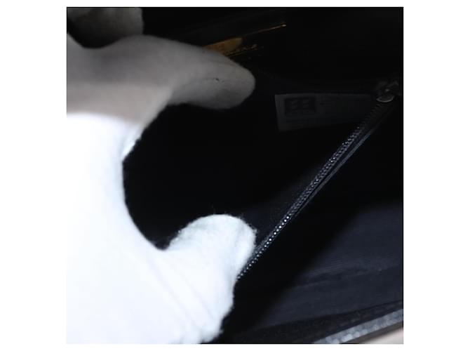 Borsa a mano GIVENCHY in pelle nera e oro Auth ka009 Nero D'oro - vista 20