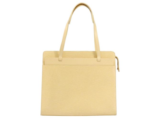 LOUIS VUITTON Borsa Tote Epi Croisette PM Vaniglia M5249A LV Auth BA7922 - vista 13