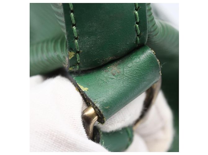 LOUIS VUITTON Borsa a Spalla Epi Noe Verde M44004 LV Auth 145661 - vue 12