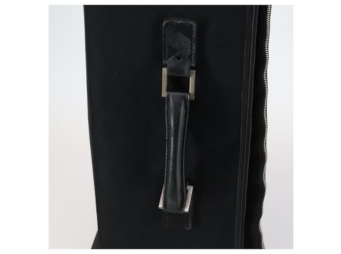 Valigia Salvatore Ferragamo in tela nera e argento Auth bs29676 Nero - vista 14