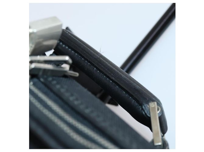 Valigia Salvatore Ferragamo in tela nera e argento Auth bs29676 Nero - vista 18