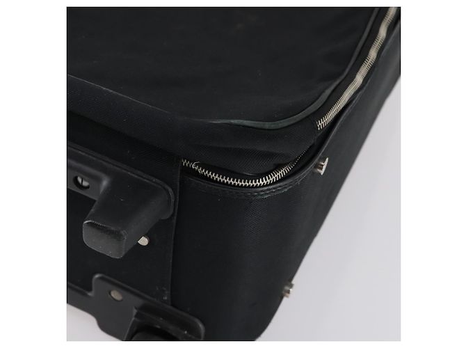 Valigia Salvatore Ferragamo in tela nera e argento Auth bs29676 Nero - vista 19