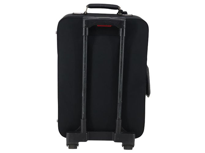 Valigia Salvatore Ferragamo in tela nera e argento Auth bs29676 Nero - vista 2