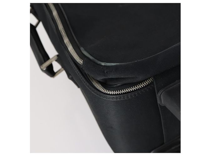 Valigia Salvatore Ferragamo in tela nera e argento Auth bs29676 Nero - vista 20