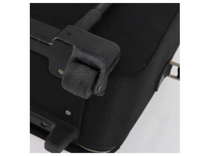 Valigia Salvatore Ferragamo in tela nera e argento Auth bs29676 Nero - vista 21