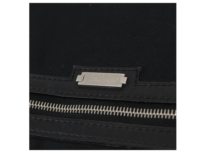 Valigia Salvatore Ferragamo in tela nera e argento Auth bs29676 Nero - vista 24