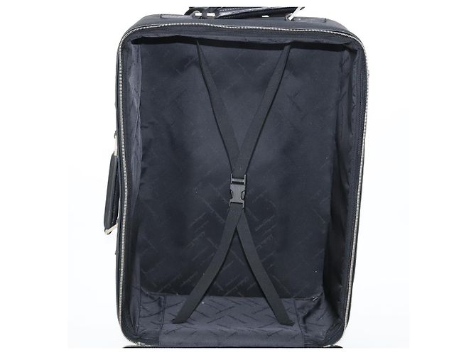 Valigia Salvatore Ferragamo in tela nera e argento Auth bs29676 Nero - vista 25