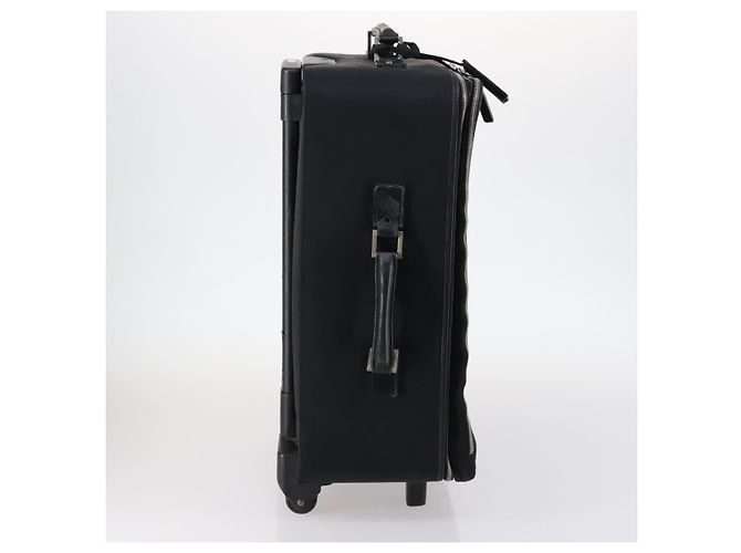 Valigia Salvatore Ferragamo in tela nera e argento Auth bs29676 Nero - vista 4