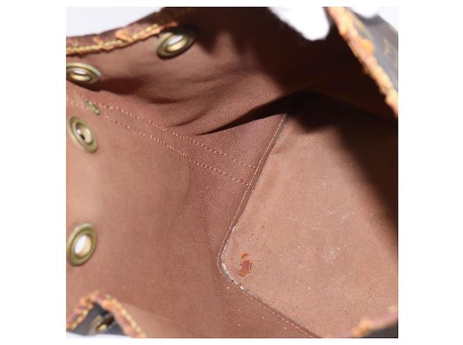 Noe LOUIS VUITTON Mini Noé Monogram Borsa a Mano M42227 LV Auth 145392 Monogramma - vista 18
