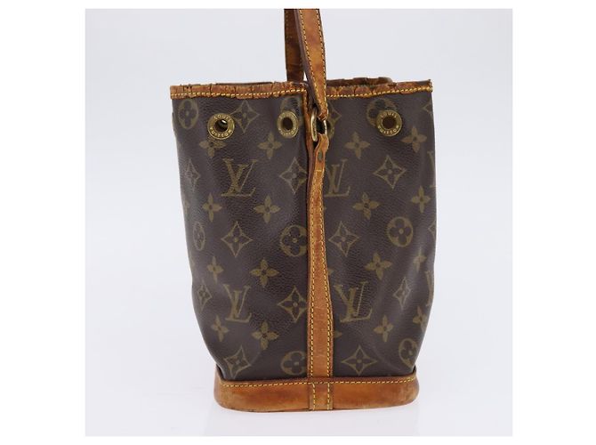 Noe LOUIS VUITTON Mini Noé Monogram Borsa a Mano M42227 LV Auth 145392 Monogramma - vista 3