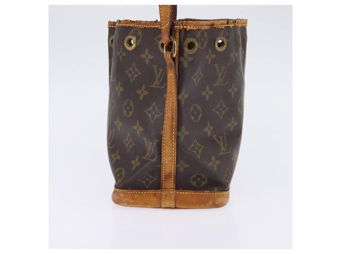 Noe LOUIS VUITTON Mini Noé Monogram Borsa a Mano M42227 LV Auth 145392 Monogramma - vista 4