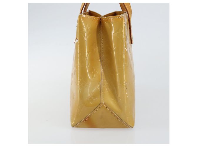 LOUIS VUITTON Borsa a Mano Monogram Vernis Reade PM Beige M91334 LV Auth 143551 - vista 3