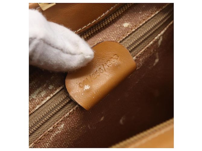 Gucci Borsa a Spalla Micro GG Supreme PVC Beige Oro 001 256 1308 Auth BA7785 D'oro - vista 12