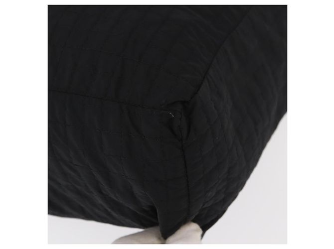PRADA Bolsa de mão em nylon preto prata Auth ka079 - vista 14