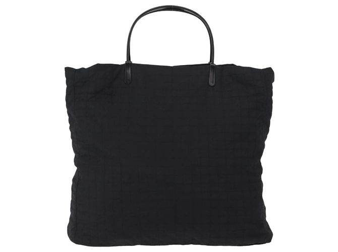 PRADA Bolsa de mão em nylon preto prata Auth ka079 - vista 2