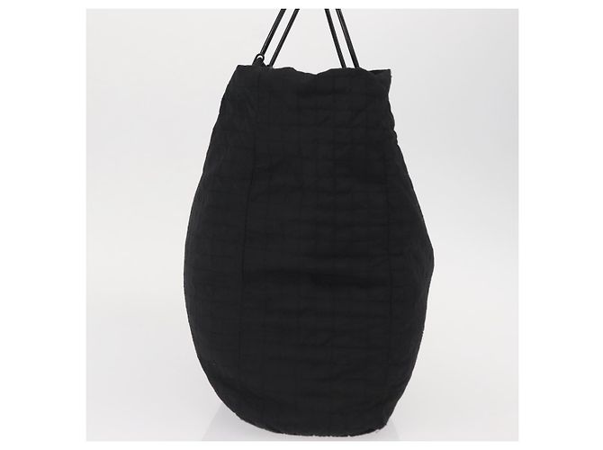 PRADA Bolsa de mão em nylon preto prata Auth ka079 - vista 3