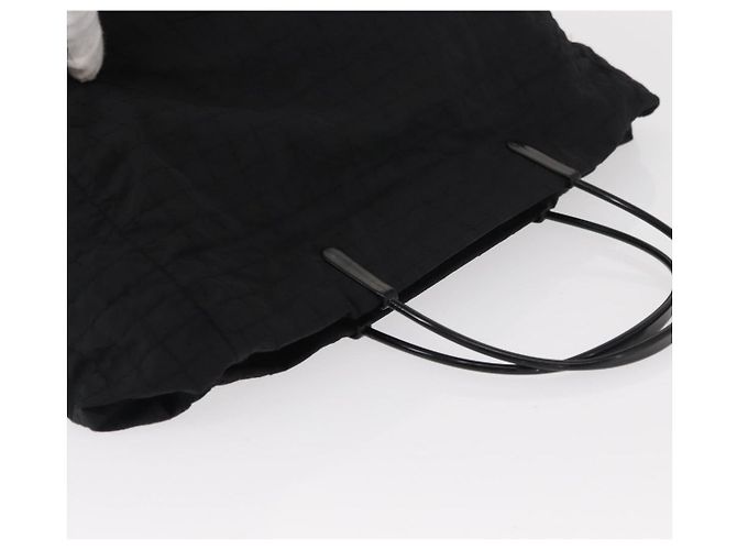 PRADA Bolsa de mão em nylon preto prata Auth ka079 - vista 6