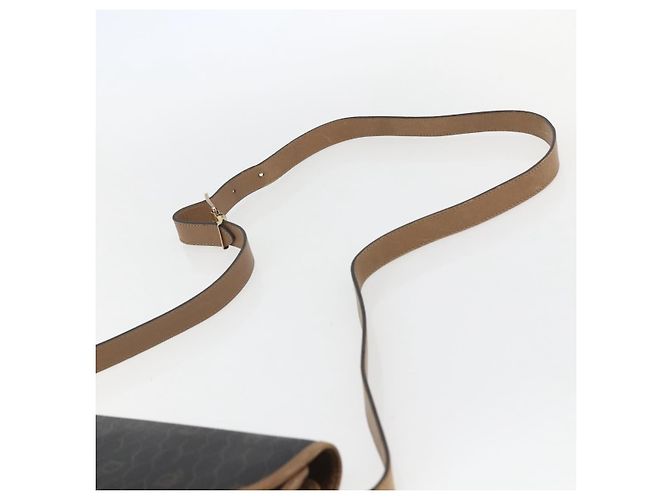 Borsa a spalla in tela a nido d'ape PVC nera e dorata Christian Dior Auth 155933 - vista 8