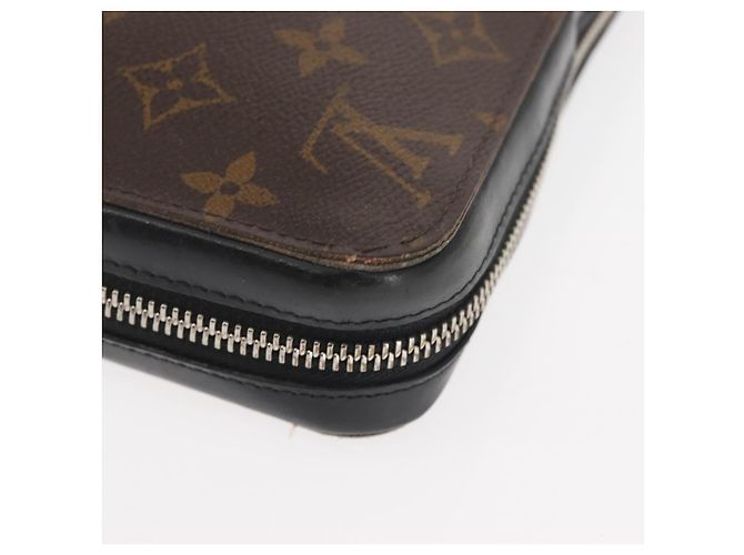 LOUIS VUITTON Zippy XL Langbörse Monogram Macassar M61506 Auth LV 145534 Monogramm - Ansicht 15