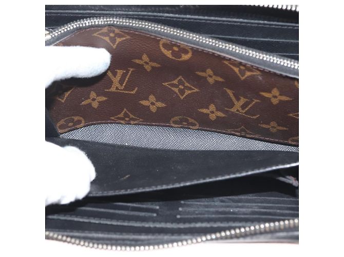 LOUIS VUITTON Zippy XL Langbörse Monogram Macassar M61506 Auth LV 145534 Monogramm - Ansicht 19