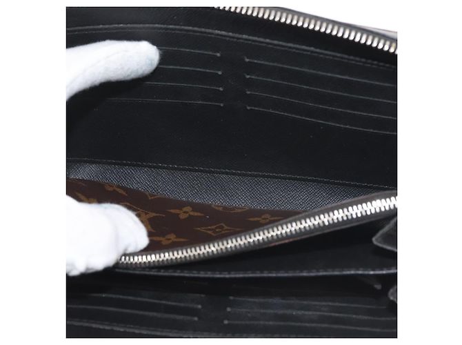 LOUIS VUITTON Zippy XL Langbörse Monogram Macassar M61506 Auth LV 145534 Monogramm - Ansicht 20