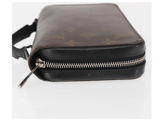 LOUIS VUITTON Zippy XL Langbörse Monogram Macassar M61506 Auth LV 145534 Monogramm - Ansicht 4