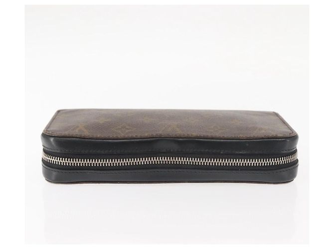 LOUIS VUITTON Zippy XL Langbörse Monogram Macassar M61506 Auth LV 145534 Monogramm - Ansicht 5