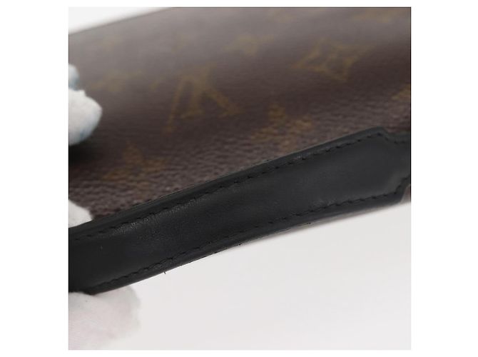 LOUIS VUITTON Zippy XL Langbörse Monogram Macassar M61506 Auth LV 145534 Monogramm - Ansicht 7
