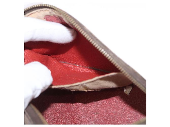 LOUIS VUITTON Pochette Cosmetica PM Damier Ebene N47516 Auth LV 155421 - vista 11